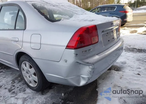 2001 Honda Civic Ex из США, поврежденный, VIN 1HGES26791L074146